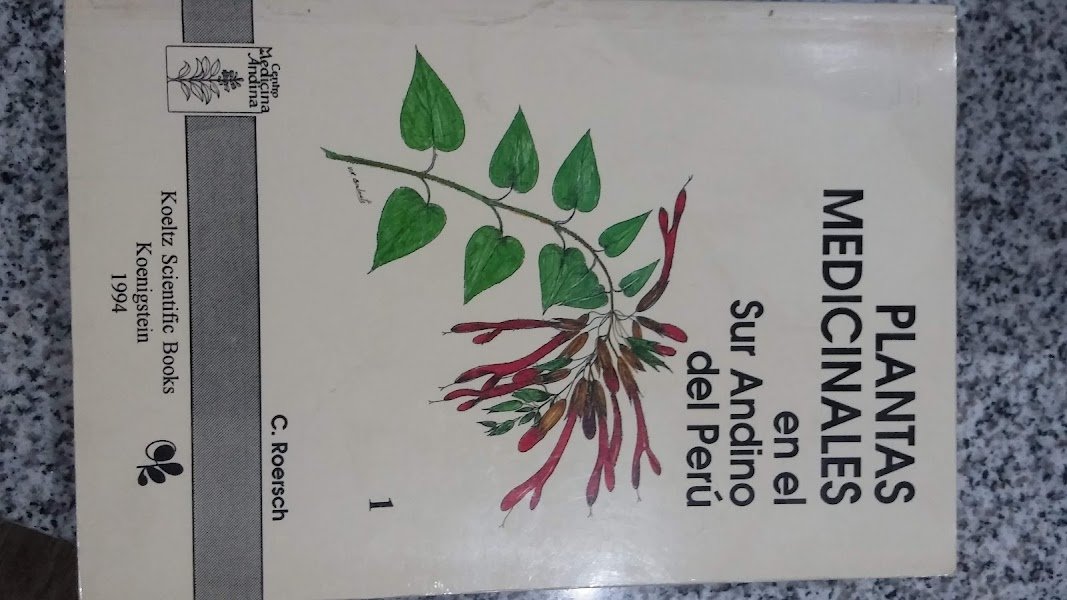 Portada del libro Plantas Medicinales en el Sur Andino del Perú, de C. Roersch, tomo I