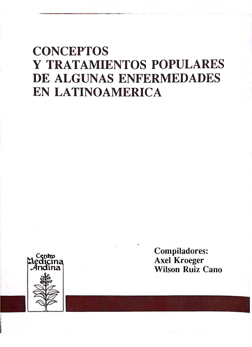 Portada de Conceptos y tratamientos populares de algunas enfermedades en Latinoamérica