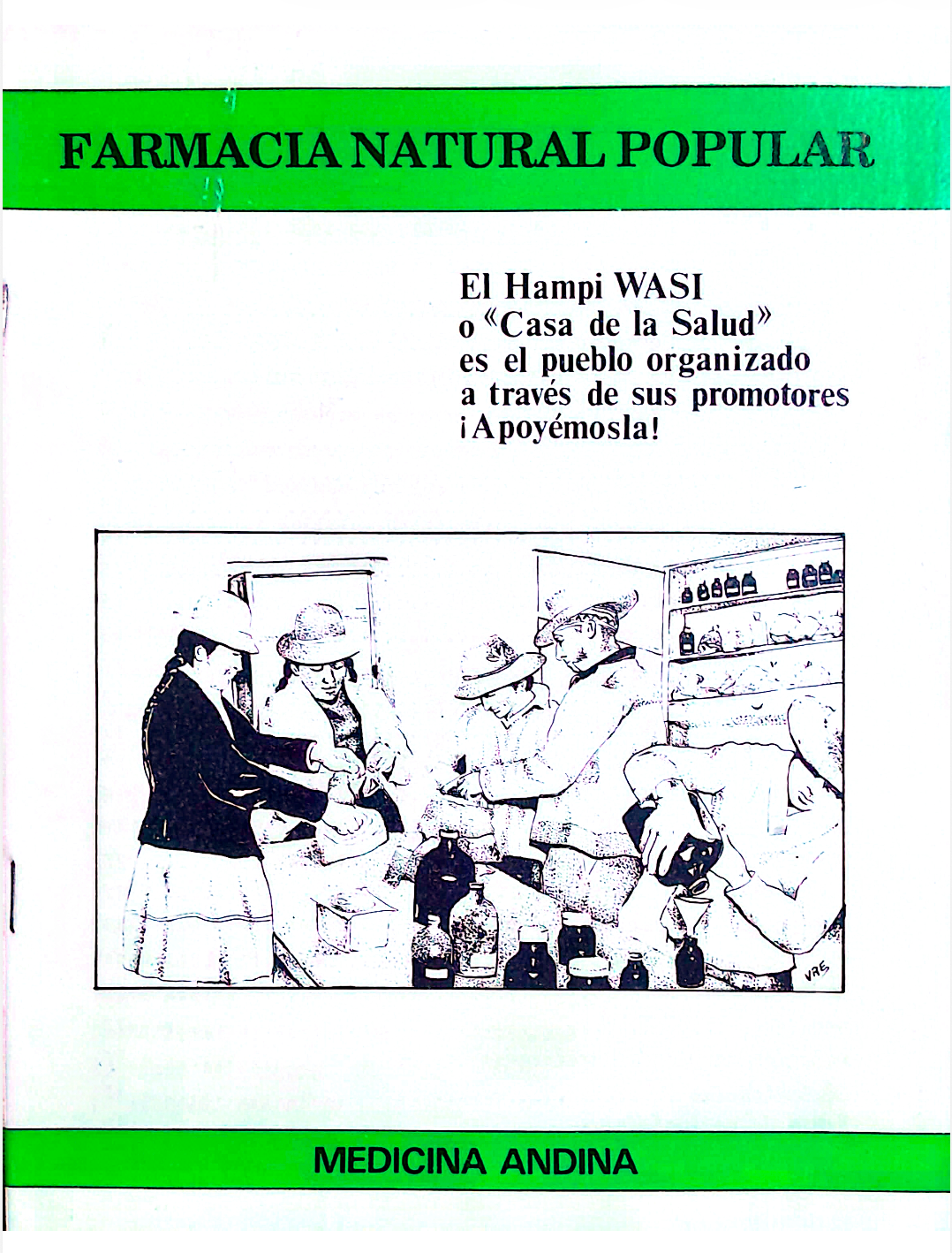 Portada del folleto Farmacia Natural Popular
